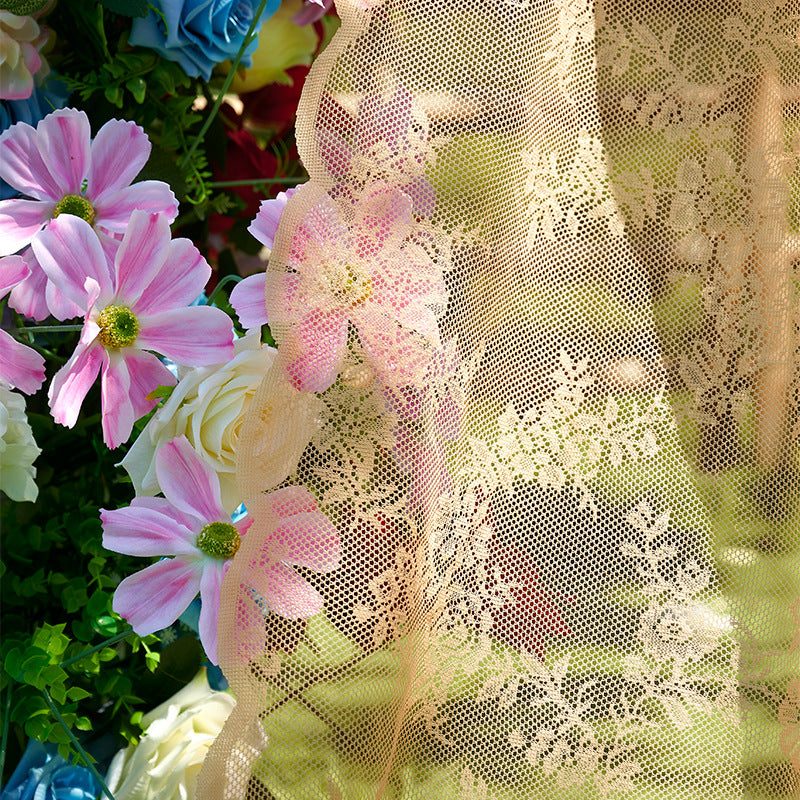 Elegant Lace Backdrop Curtain for Party Decor