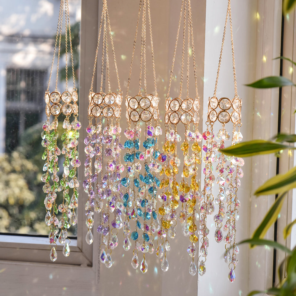 Crystal Prism Sun Catcher: Where Light Dances, Magic Happens