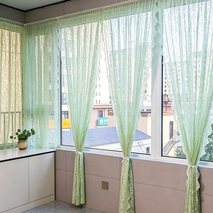Beautiful & Functional Embroidered Sheer Curtain